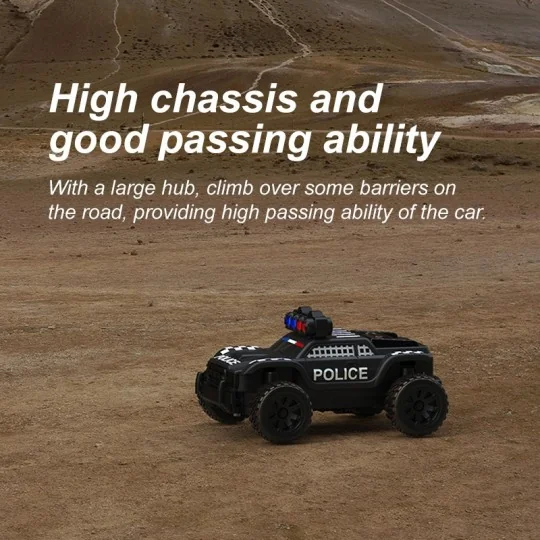 TB-C82-Micro Monster Truck Police 1/76 RTR Turbo Racing - TB-C82