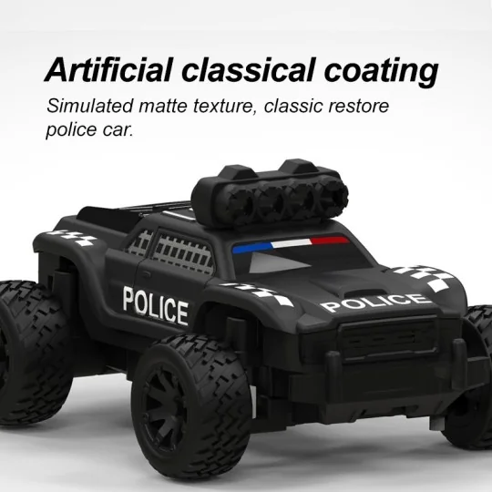 TB-C82-Micro Monster Truck Police 1/76 RTR Turbo Racing - TB-C82
