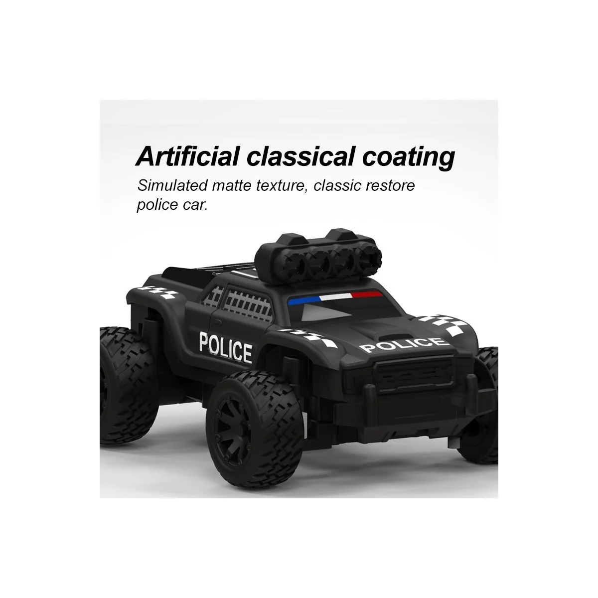Micro Monster Truck Police 1/76 RTR Turbo Racing Turbo Racing TB-C82 - 9