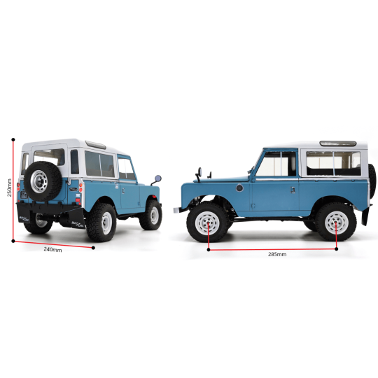 88168-Kit de luxe Crawler SCA-1E 2.1 Bulldog 1/10 Carisma