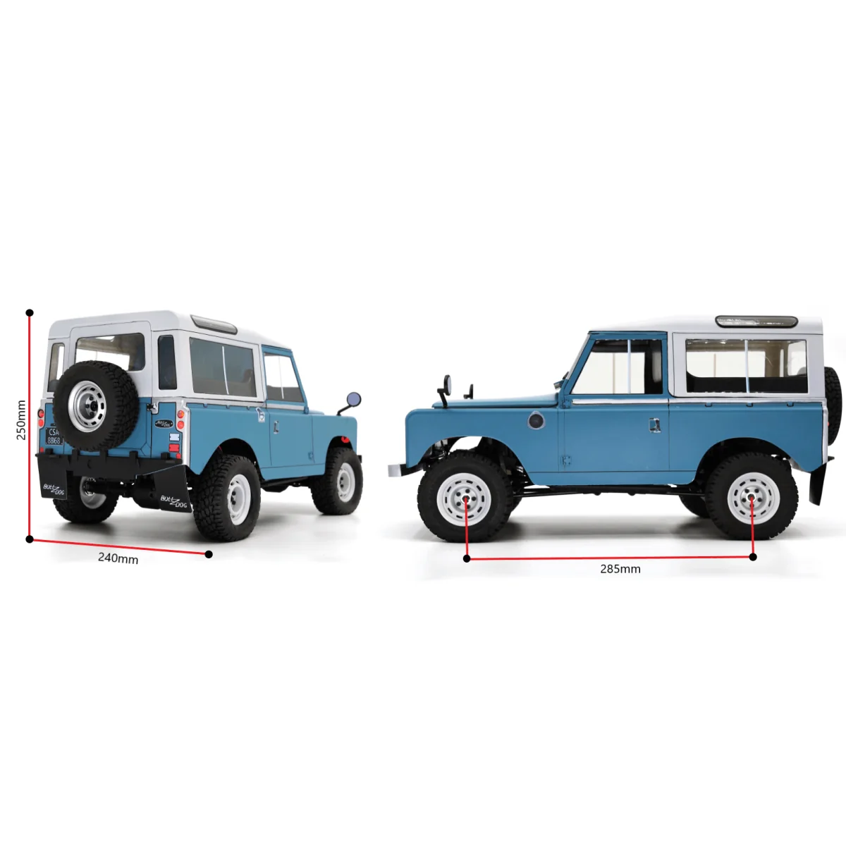 Crawler SCA-1E 2.1 Bulldog Deluxe Kit 1/10 Carisma Carisma 88168 - 6