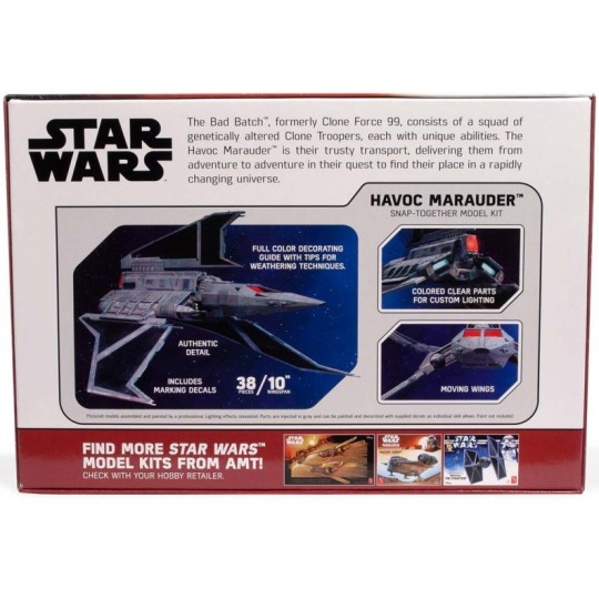 AMT1348/12-Star Wars : The Bad Batch Havoc Marauder 1/144 AMT