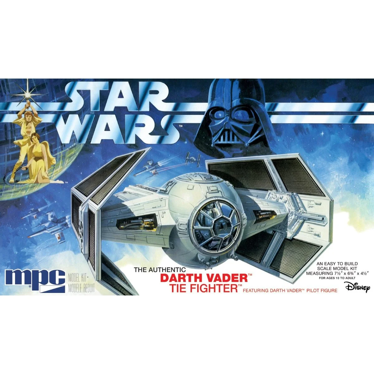 Star Wars : Un nouvel espoir Dark Vador TIE Fighter 1/32 MPC MPC952/12 - 1 Star Wars : Un nouvel espoir Dark Vador TIE Fighter 1/32 MPC MPC952/12 - 1