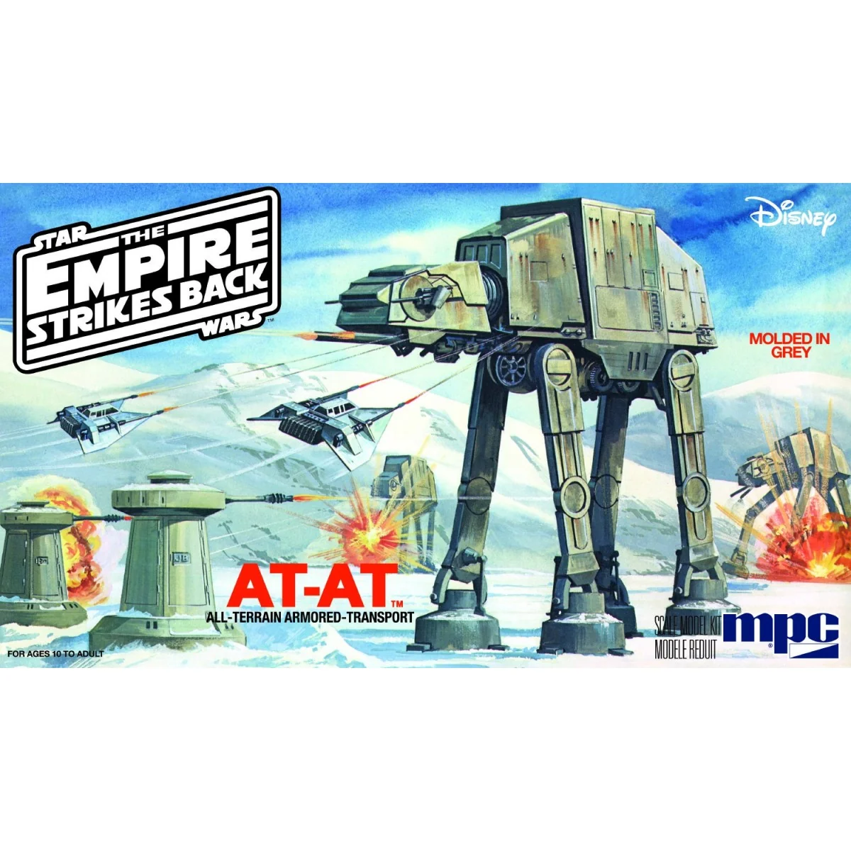 Star Wars: The Empire Strikes Back AT-AT 1/100 MPC MPC950/12 - 1
