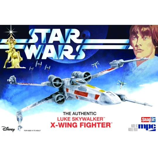 Star Wars: A New Hope X-wing Fighter 1/64 MPC MPC948/12 - 1 MPC948/12-Star Wars: A New Hope X-wing Fighter 1/64 MPC - MPC948/12