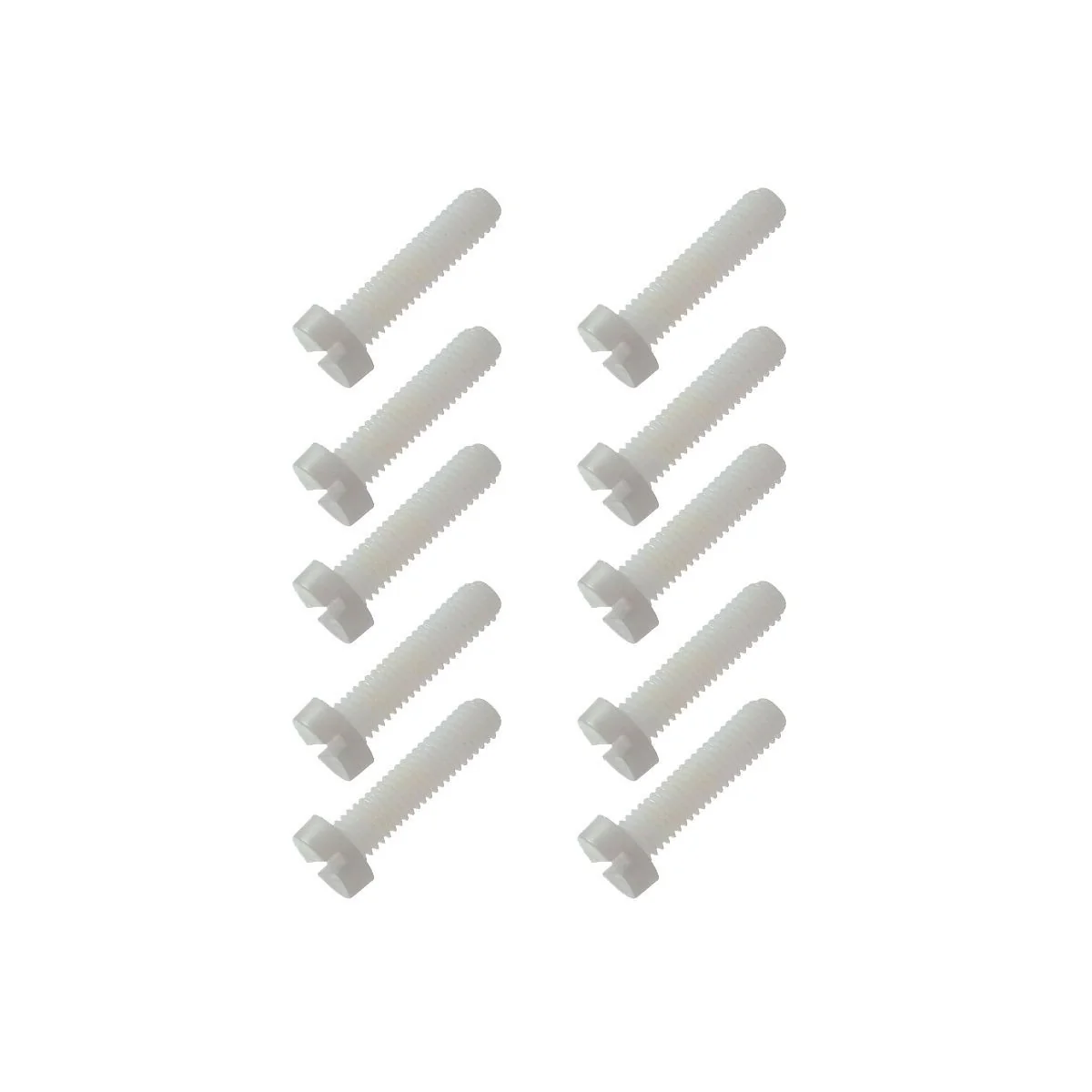 Nylon flat head screw 4x10mm (10) A2Pro A2Pro S04510675 - 1