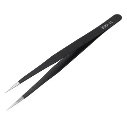 Mini precision tweezers made of metal, non-magnetic - B-PINCE