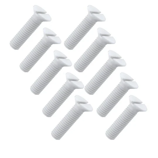 S04510755-Nylon screw countersunk head 5x30mm (10) A2Pro - S04510755