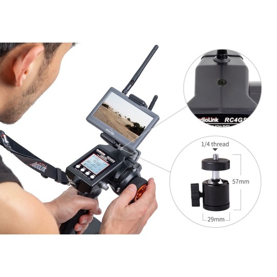 RDL-RC4GS-V3-SET-Radio RC4GS V3 2.4Ghz 5 voies + R6FG RadioLink