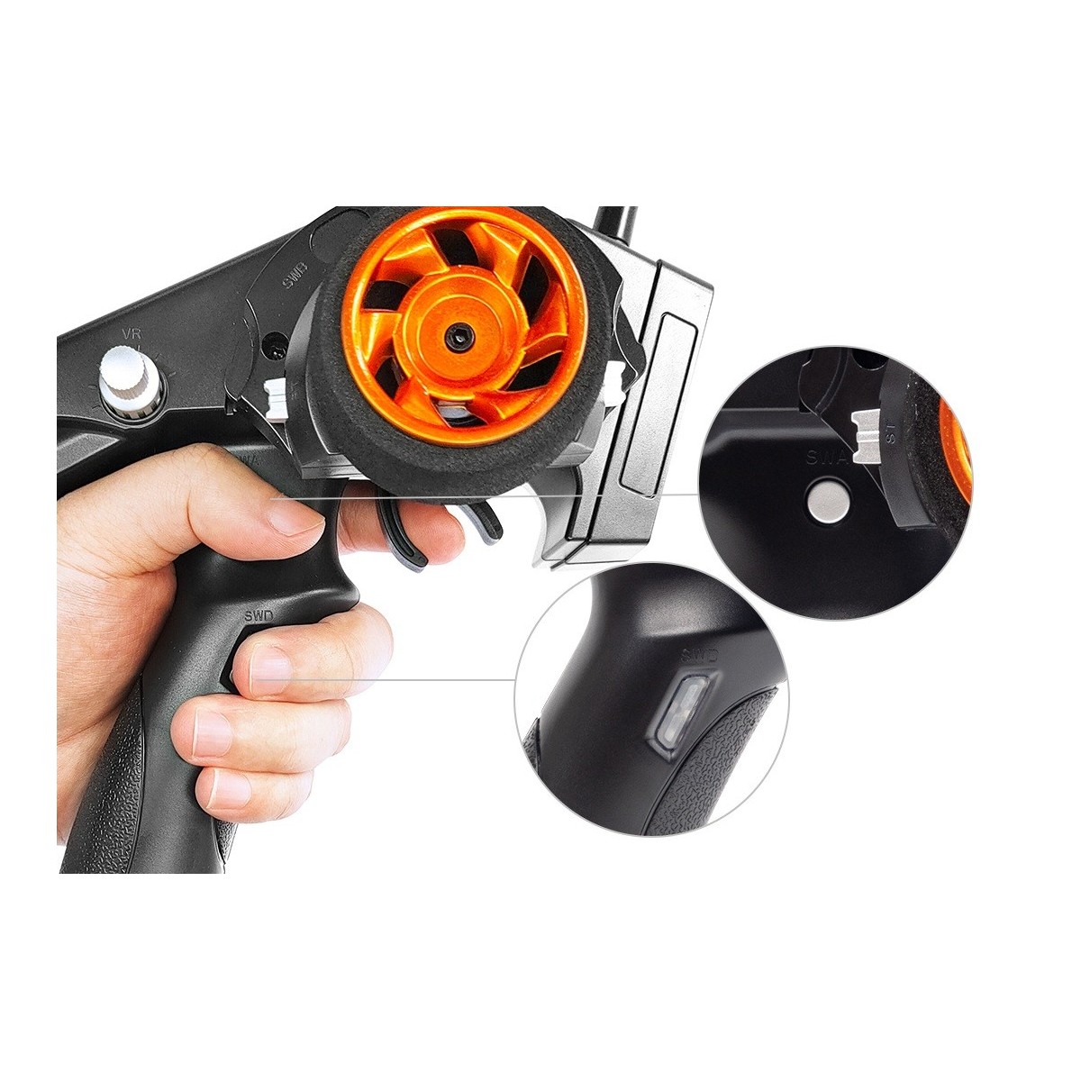 Radio RC4GS V3 2.4Ghz 5 channels + R6FG RadioLink RadioLink RDL-RC4GS-V3-SET - 6