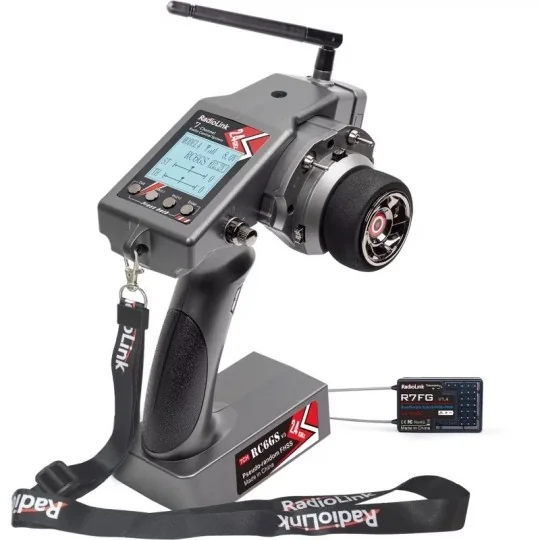 Radio RC6GS V3 2.4Ghz 7 channels + R7FG RadioLink RadioLink RDL-RC6GS-V3-SET - 2 RDL-RC6GS-V3-SET-Radio RC6GS V3 2.4Ghz 7 channels + R7FG RadioLink - RDL-RC6GS-V3-SET