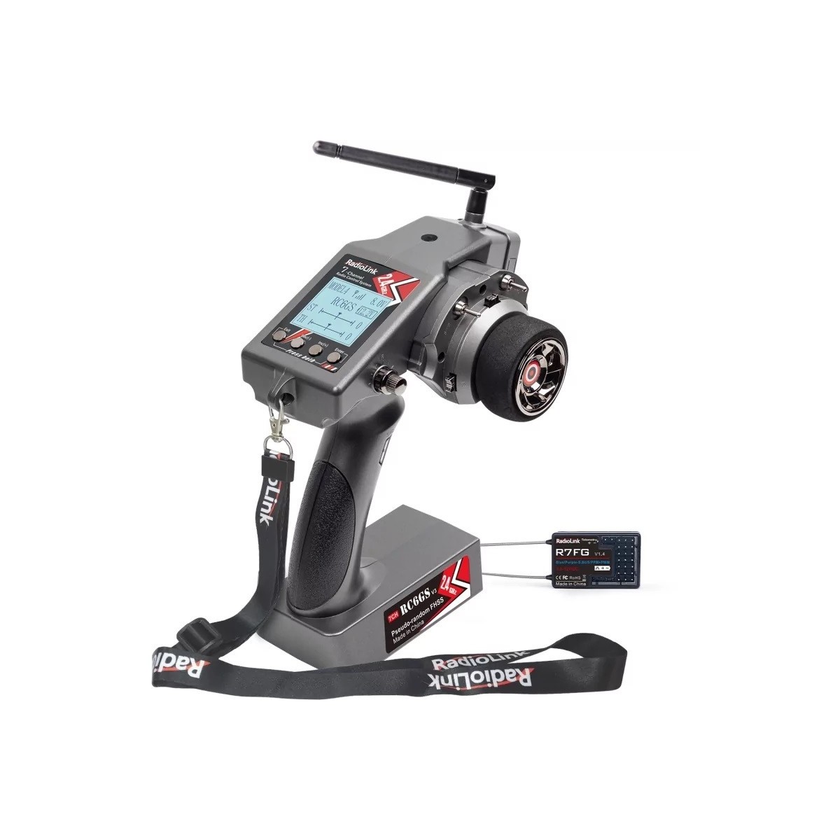 Radio RC6GS V3 2.4Ghz 7 channels + R7FG RadioLink RadioLink RDL-RC6GS-V3-SET - 2