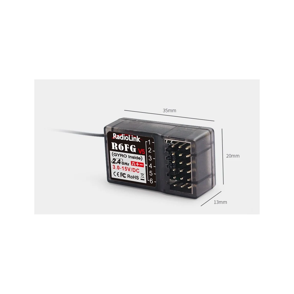 R6FG V5 RadioLink 6-way surface receiver RadioLink RDL-0-R6FG - 2 R6FG V5 RadioLink 6-way surface receiver RadioLink RDL-0-R6FG - 2