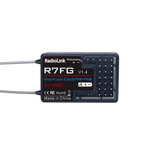 Récepteur surface 7 voies R7FG V1.4 RadioLink RadioLink RDL-0-R7FG - 1 RDL-0-R7FG-Récepteur surface 7 voies R7FG V1.4 RadioLink - RDL-0-R7FG