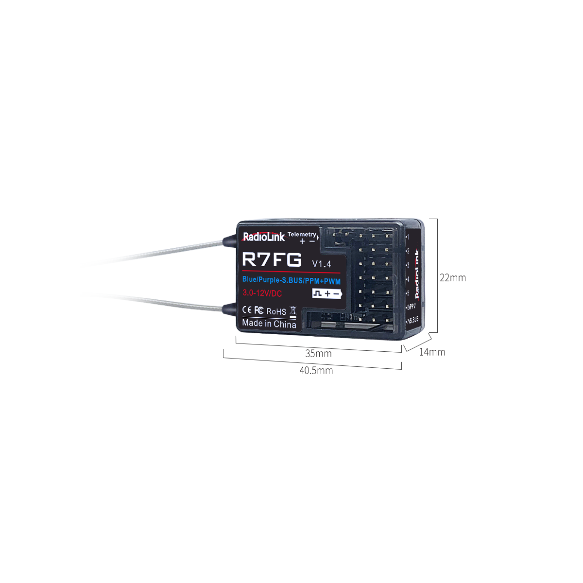 R7FG V1.4 RadioLink 7-Way Surface Receiver RadioLink RDL-0-R7FG - 2