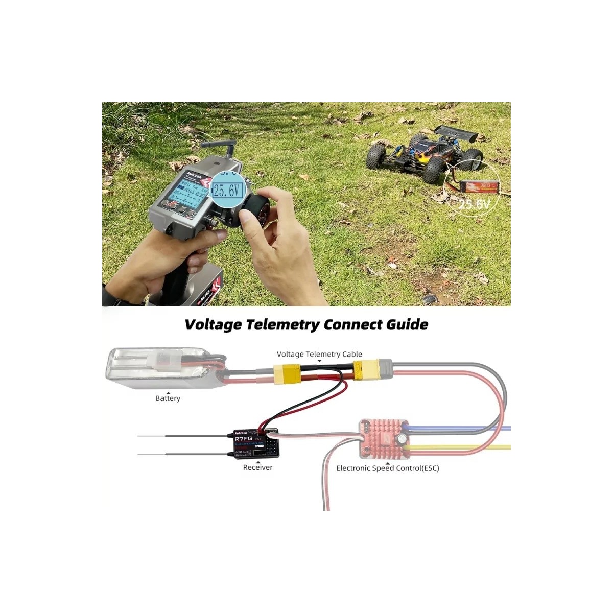 Récepteur surface 7 voies R7FG V1.4 RadioLink RadioLink RDL-0-R7FG - 4