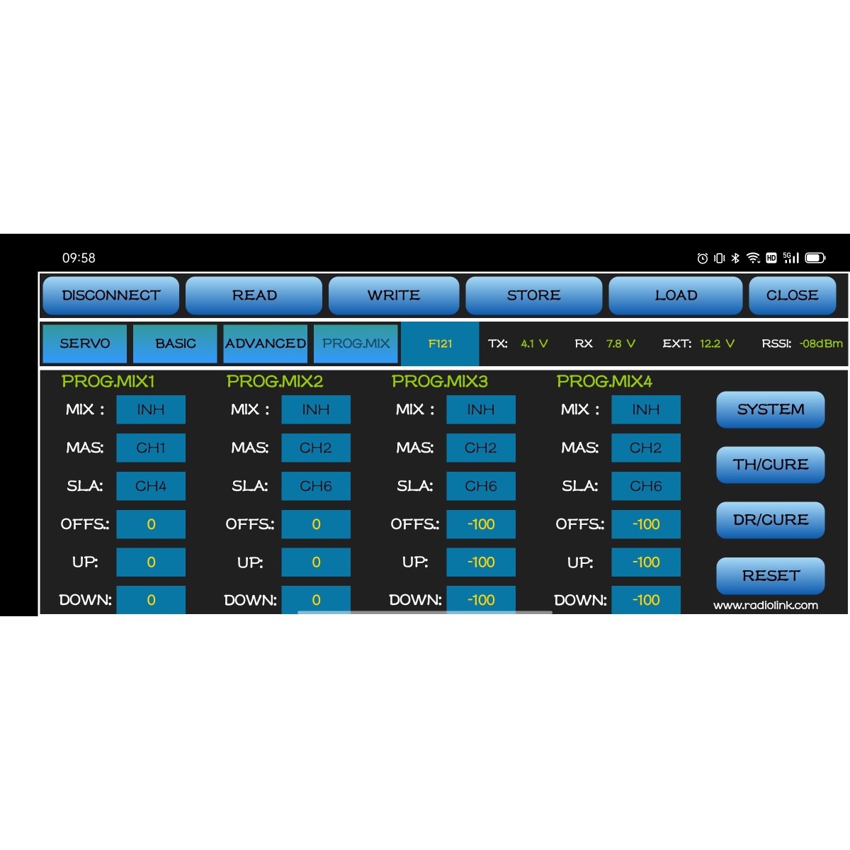 Radio T8FB BT 2.4Ghz 8 voies + R8EF RadioLink RadioLink RDL-T8FB-BT-SET - 11