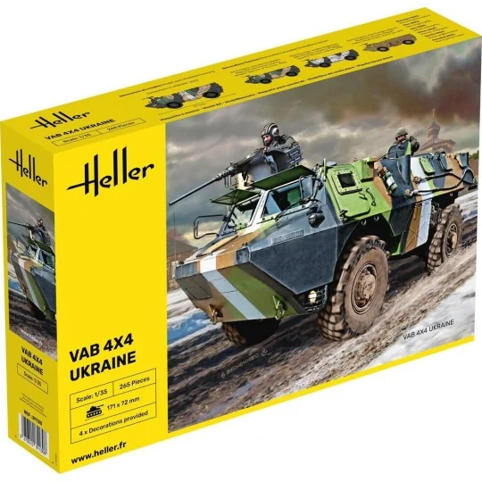 HEL-81130-Véhicule VAB 4x4 Ukraine 1/35 Heller - HEL-81130