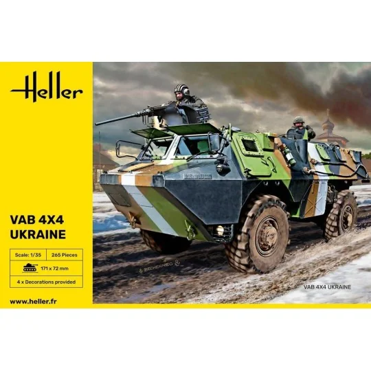 HEL-81130-Véhicule VAB 4x4 Ukraine 1/35 Heller - HEL-81130