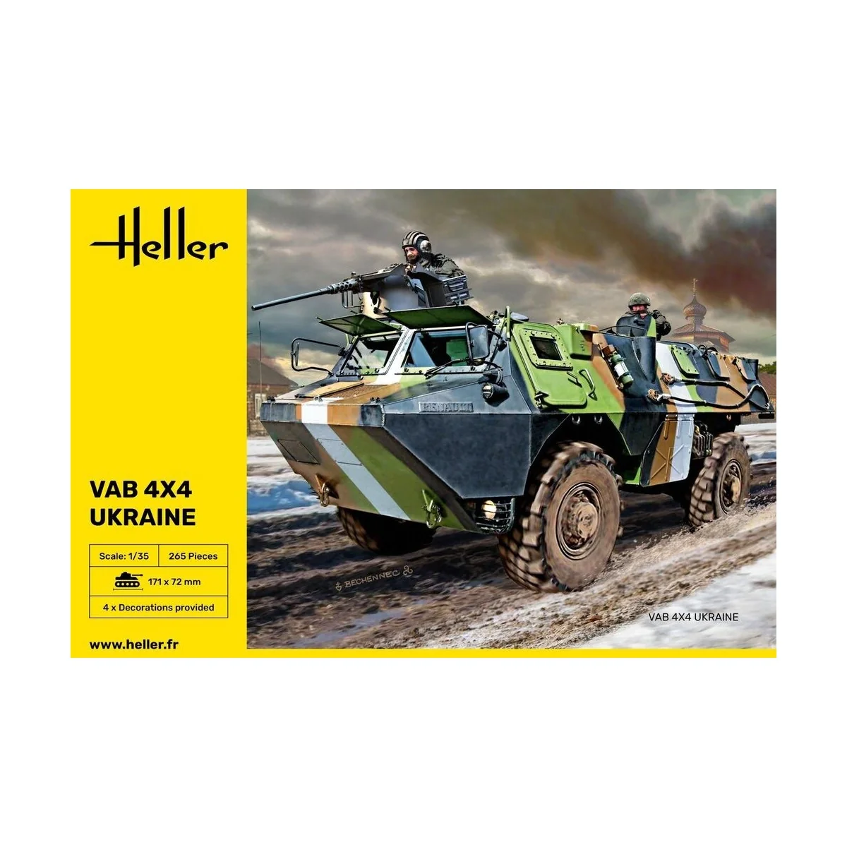 Véhicule VAB 4x4 Ukraine 1/35 Heller Heller HEL-81130 - 2 Véhicule VAB 4x4 Ukraine 1/35 Heller Heller HEL-81130 - 2