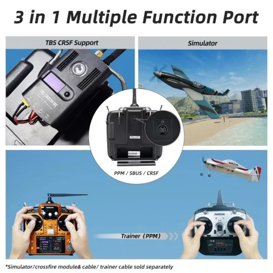 RDL-AT10II-SET-12-way AT10II 2.4Ghz Radio + R12DS + PRM-01 RadioLink