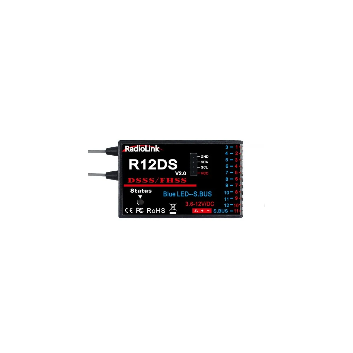 12-way AT10II 2.4Ghz Radio + R12DS + PRM-01 RadioLink RadioLink RDL-AT10II-SET - 6 12-way AT10II 2.4Ghz Radio + R12DS + PRM-01 RadioLink RadioLink RDL-AT10II-SET - 6