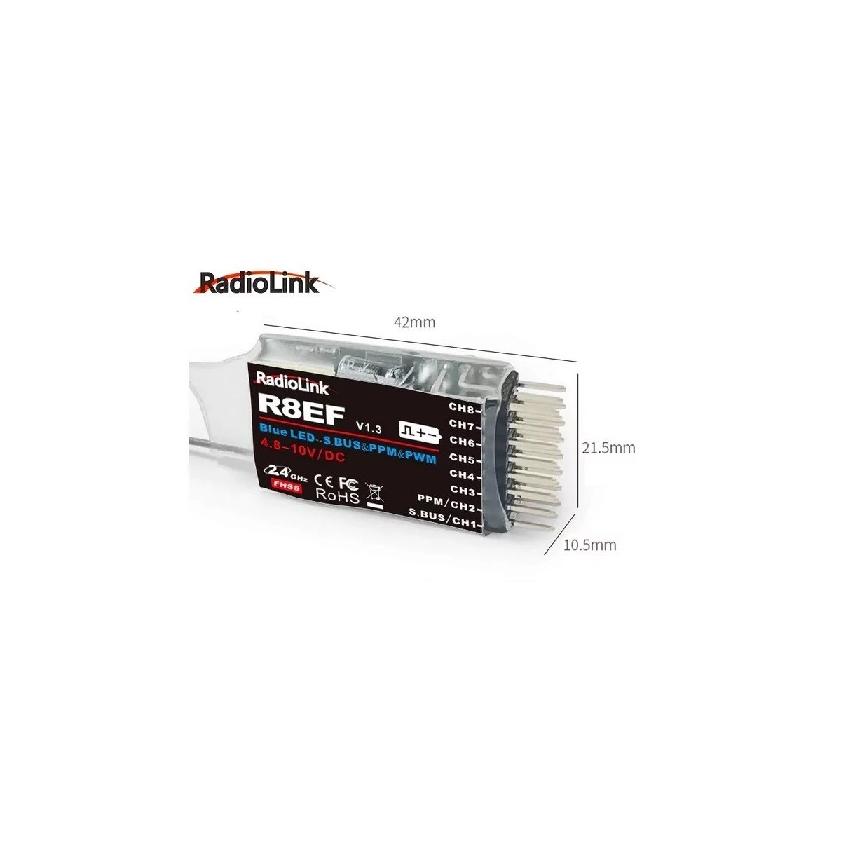 R8EF RadioLink 8-Way Receiver RadioLink RDL-0-R8EF - 3 R8EF RadioLink 8-Way Receiver RadioLink RDL-0-R8EF - 3