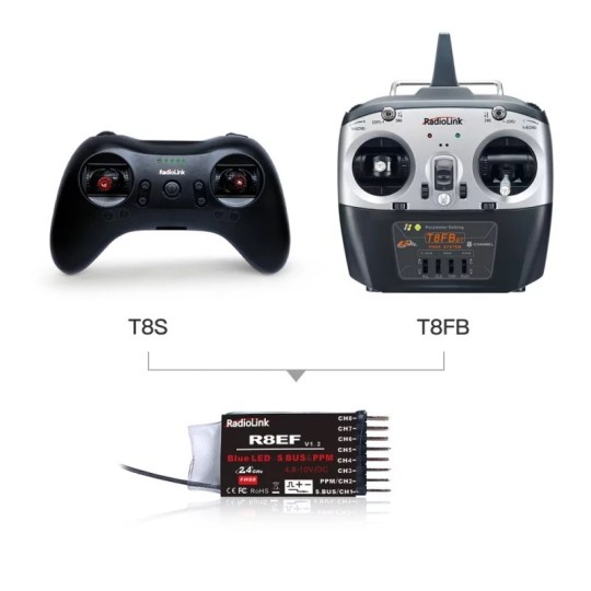 RDL-0-R8EF-Récepteur 8 voies R8EF RadioLink