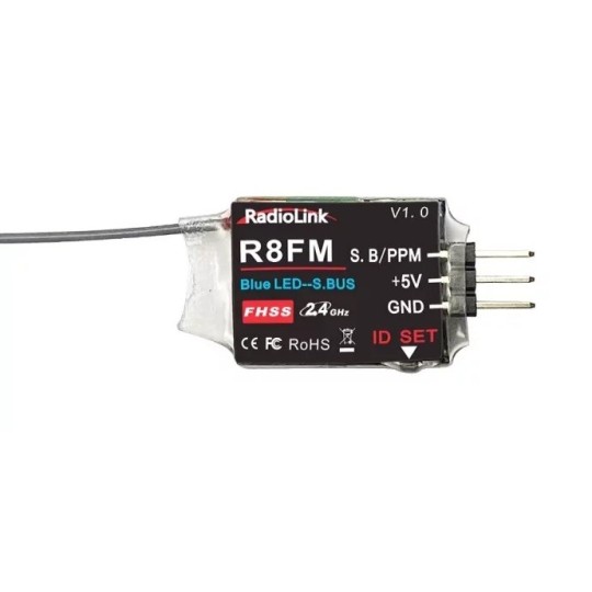 RDL-0-R8FM-Récepteur 8 voies R8FM signal SBUS/PPM RadioLink - RDL-0-R8FM