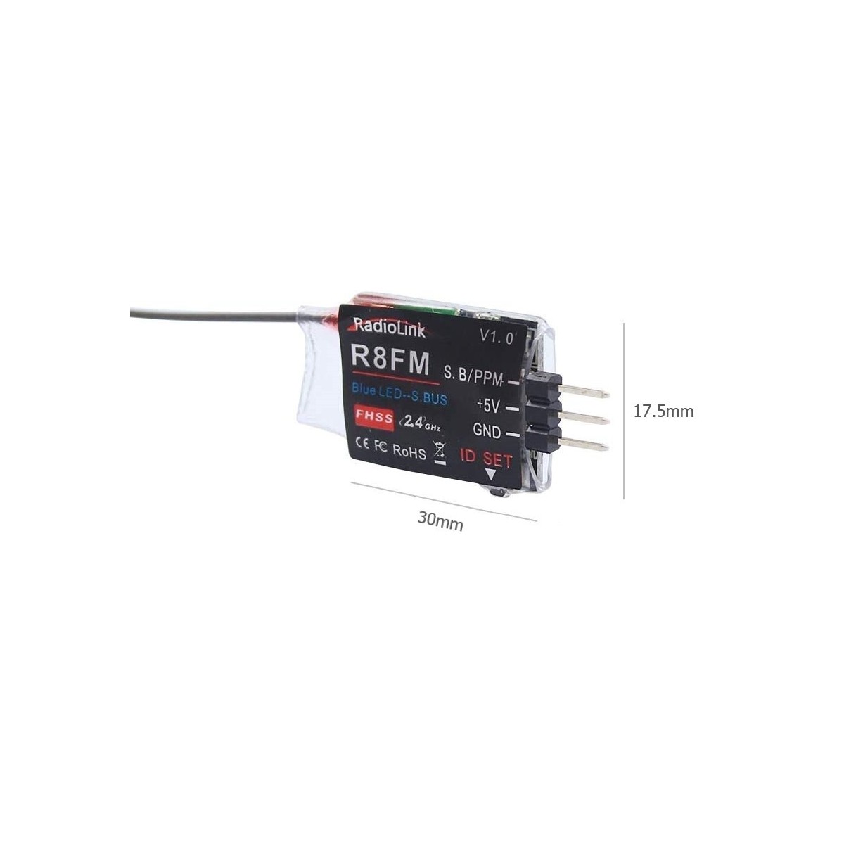 8-way R8FM SBUS/PPM RadioLink signal receiver RadioLink RDL-0-R8FM - 3