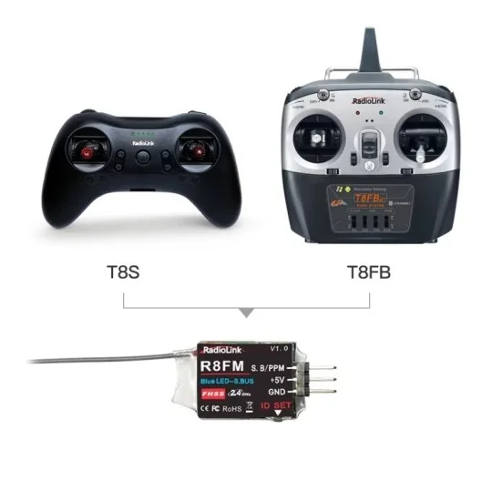 RDL-0-R8FM-Récepteur 8 voies R8FM signal SBUS/PPM RadioLink - RDL-0-R8FM
