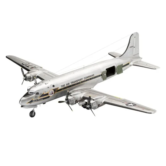 05652-Box set 75th anniv. Airlift Berlin - C-54 D Skymaster 1/72 + Revell paints