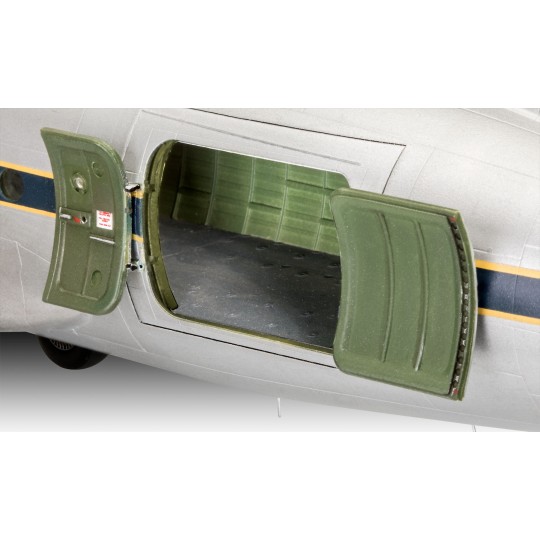 05652-Box set 75th anniv. Airlift Berlin - C-54 D Skymaster 1/72 + Revell paints - 05652