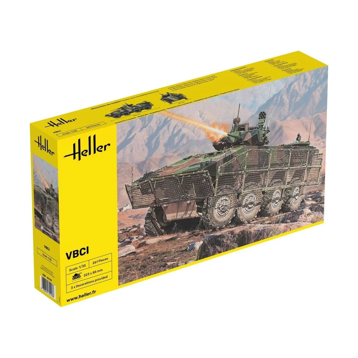 Véhicule VBCI 1/35 Heller Heller HEL-81147 - 1 Véhicule VBCI 1/35 Heller Heller HEL-81147 - 1