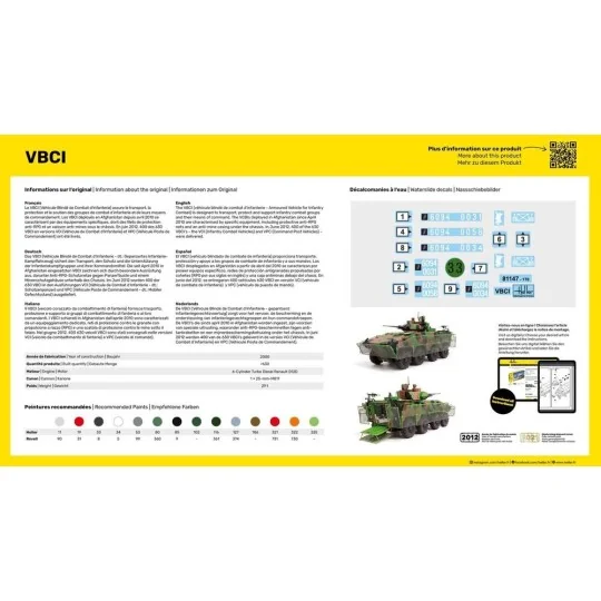 Véhicule VBCI 1/35 Heller Heller HEL-81147 - 2 HEL-81147-Véhicule VBCI 1/35 Heller - HEL-81147