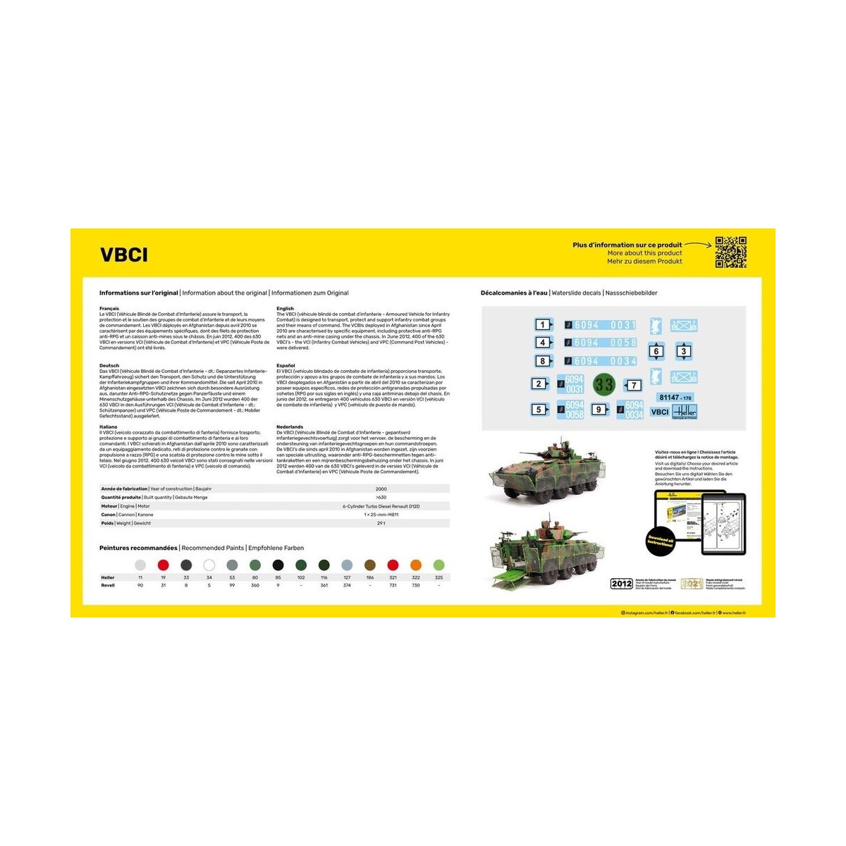 VBCI 1/35 Heller vehicle Heller HEL-81147 - 2 VBCI 1/35 Heller vehicle Heller HEL-81147 - 2