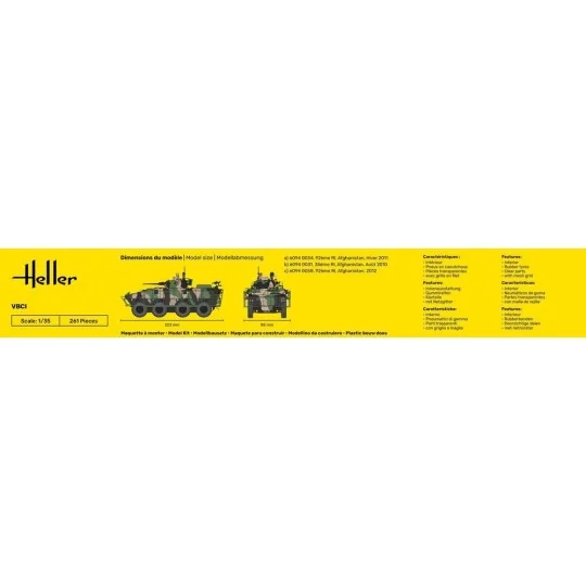 Véhicule VBCI 1/35 Heller Heller HEL-81147 - 3 HEL-81147-Véhicule VBCI 1/35 Heller - HEL-81147