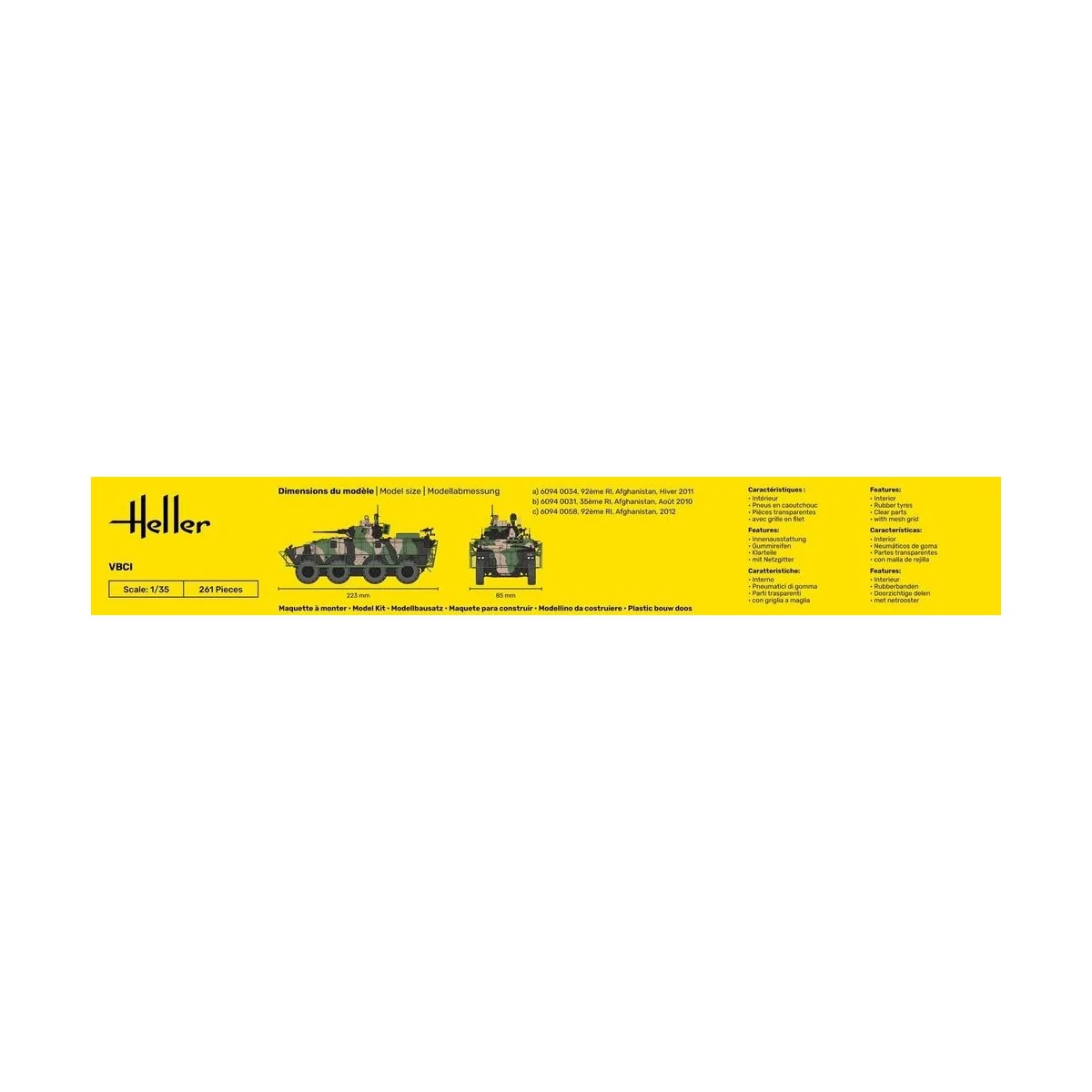 Véhicule VBCI 1/35 Heller Heller HEL-81147 - 3 Véhicule VBCI 1/35 Heller Heller HEL-81147 - 3