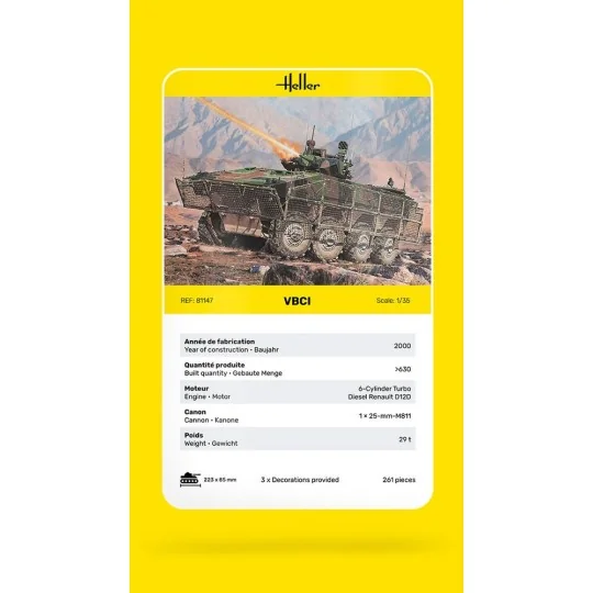 HEL-81147-VBCI 1/35 Heller vehicle