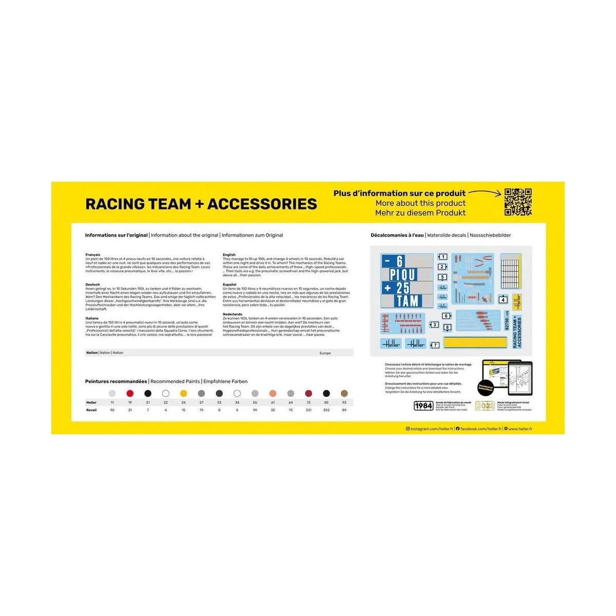 Characters Racing Team 1/24 Heller Heller HEL-82750 - 2