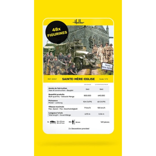 HEL-50327-Sainte Mère Eglise 1/72 Heller