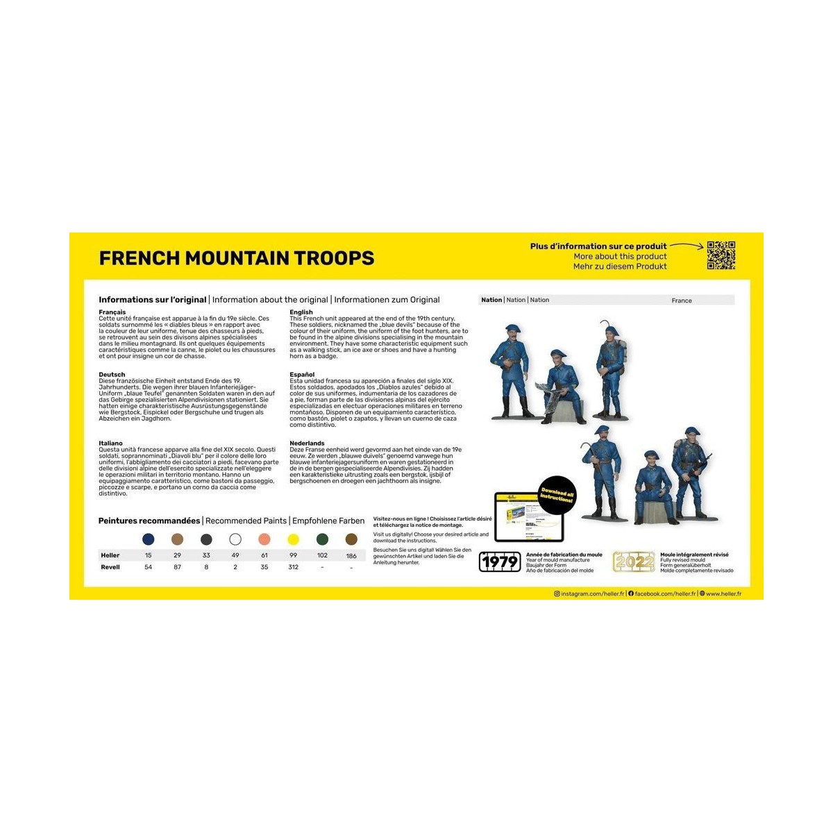 Characters French Mountain Troops 1/35 Heller Heller HEL-81223 - 3