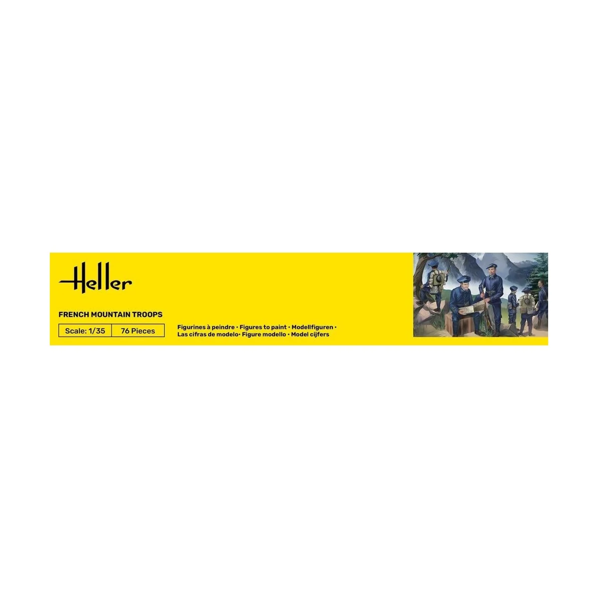 Characters French Mountain Troops 1/35 Heller Heller HEL-81223 - 4