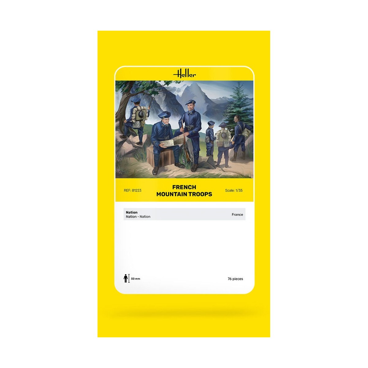 Personnages Troupes françaises de montagne 1/35 Heller Heller HEL-81223 - 5