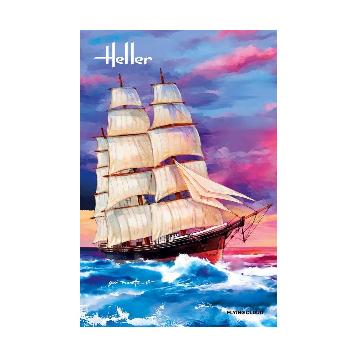 Boat Flying Cloud 1/200 Heller Heller HEL-80830 - 2