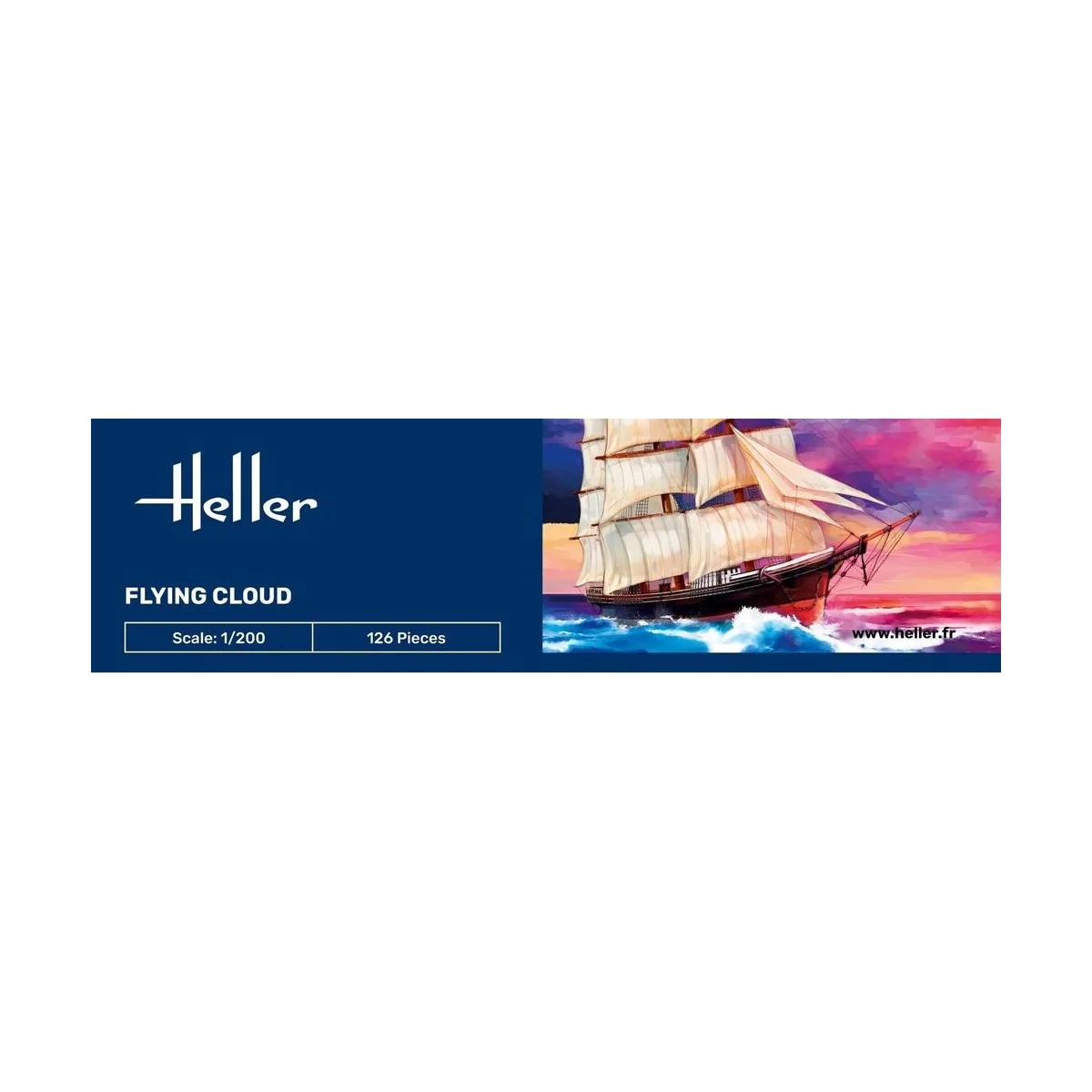 Boat Flying Cloud 1/200 Heller Heller HEL-80830 - 3 Boat Flying Cloud 1/200 Heller Heller HEL-80830 - 3