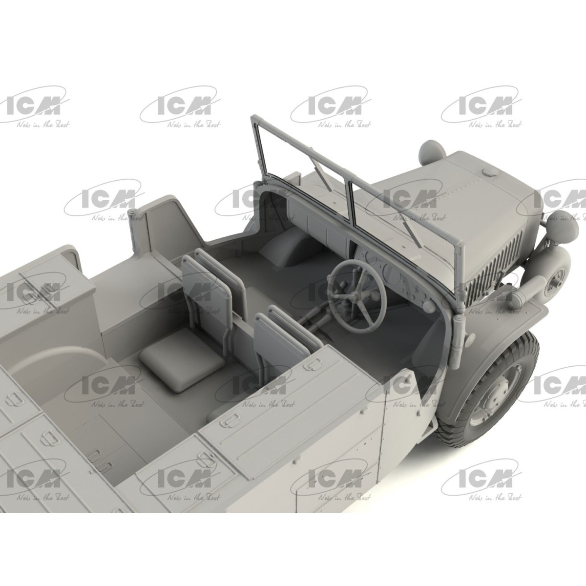 German military vehicle Laffly (f) typ V15T 1/35 ICM 35573 - 4