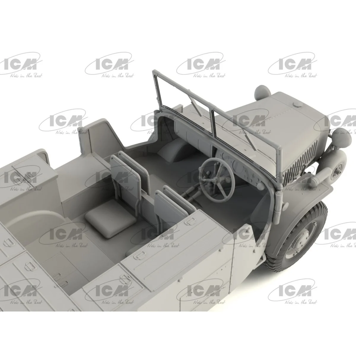 German military vehicle Laffly (f) typ V15T 1/35 ICM 35573 - 4 German military vehicle Laffly (f) typ V15T 1/35 ICM 35573 - 4