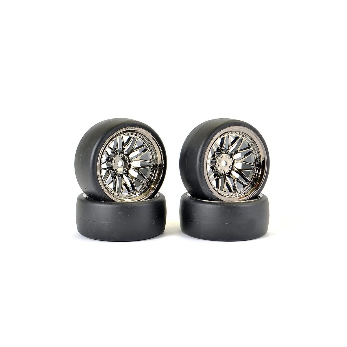 Drift wheels D1 chrome black 20 spokes 26mm 1/10 (4) Fastrax Fastrax FAST1355BC-D19 - 1 Drift wheels D1 chrome black 20 spokes 26mm 1/10 (4) Fastrax Fastrax FAST1355BC-D19 - 1