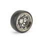Drift wheels D1 chrome black 20 spokes 26mm 1/10 (4) Fastrax Fastrax FAST1355BC-D19 - 2 FAST1355BC-D19-Drift wheels D1 chrome black 20 spokes 26mm 1/10 (4) Fastrax - FAST1355BC-D19